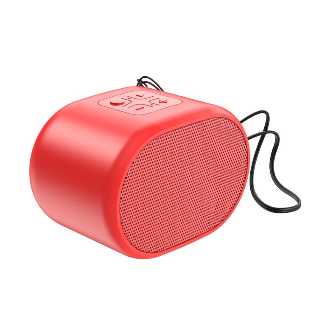 Sy-181 Wireless Mini Bluetooth Speaker Waterproof for Computer TF Card Metal Subwoofer - Red - Image 2