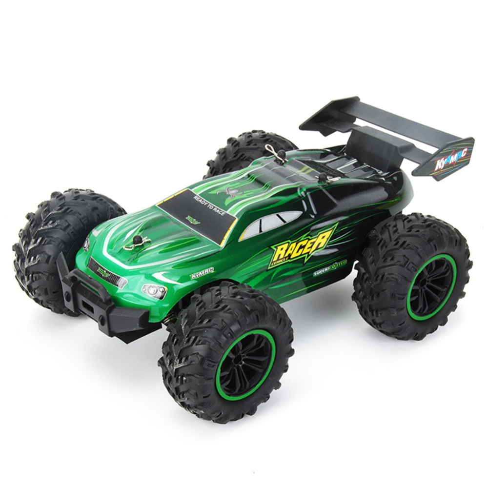 KYAMRC 1:18 Remote Control Drift Car High-speed Big-foot Pickup Off-road Racing Boy Toy Green