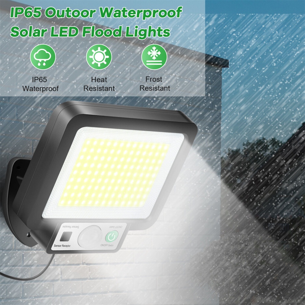 280000lm Solar Street Light 3 Modes 1200 Mah Rechargeable Battery Waterproof Outdoor - Image 3