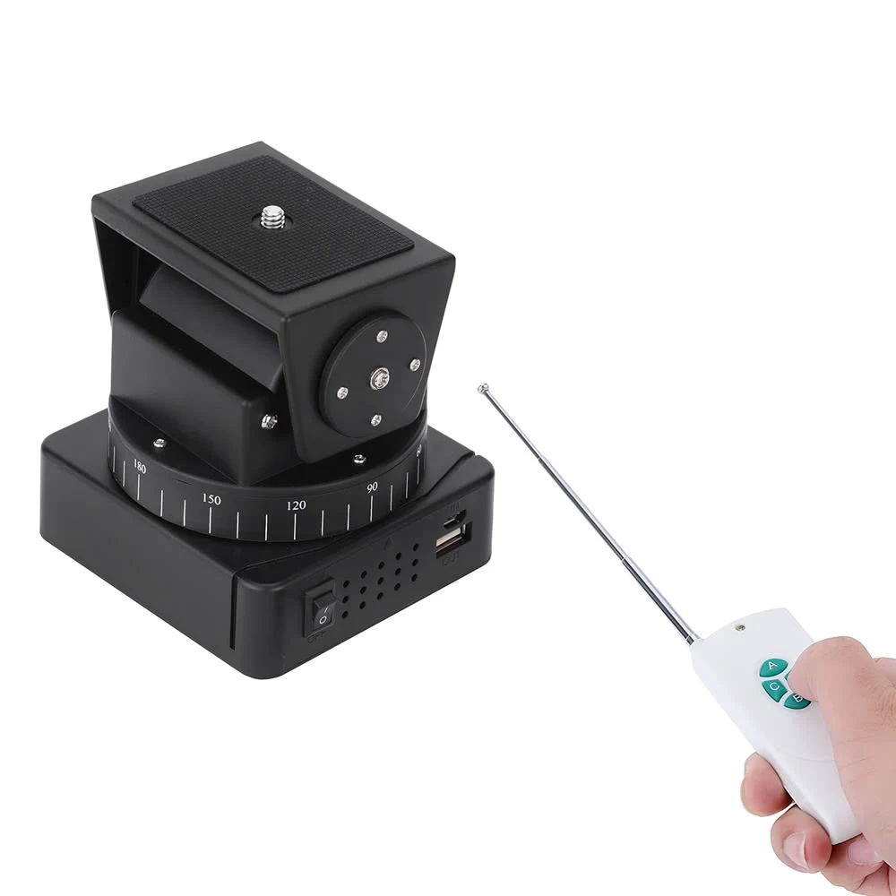 YT-260 Remote Control Motorized Pan Tilt for Extreme Camera Wifi Smartphone black - Image 2