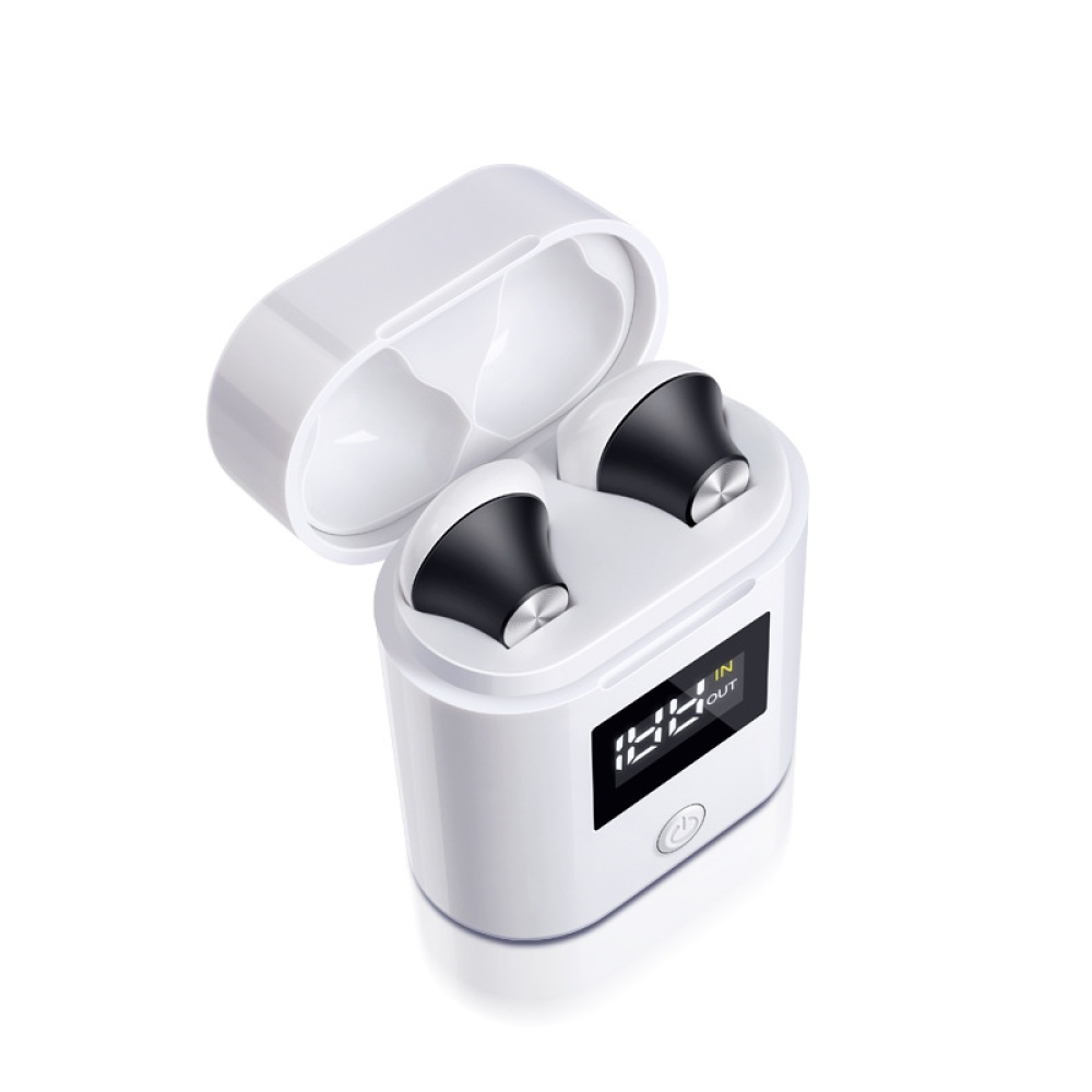 TWS Bluetooth Headset Stereo 5.0 Auto On Pairing Power Display In Ear Headphone Rose gold - Image 3