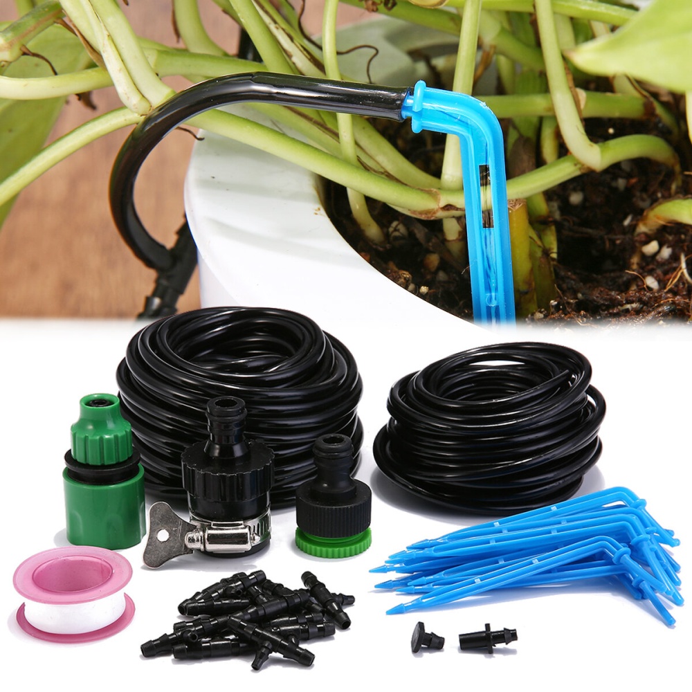 37PCS Automatic Micro-Drip Irrigation System 10M 8M Garden Irrigation Spray Self Watering Kits - Image 2