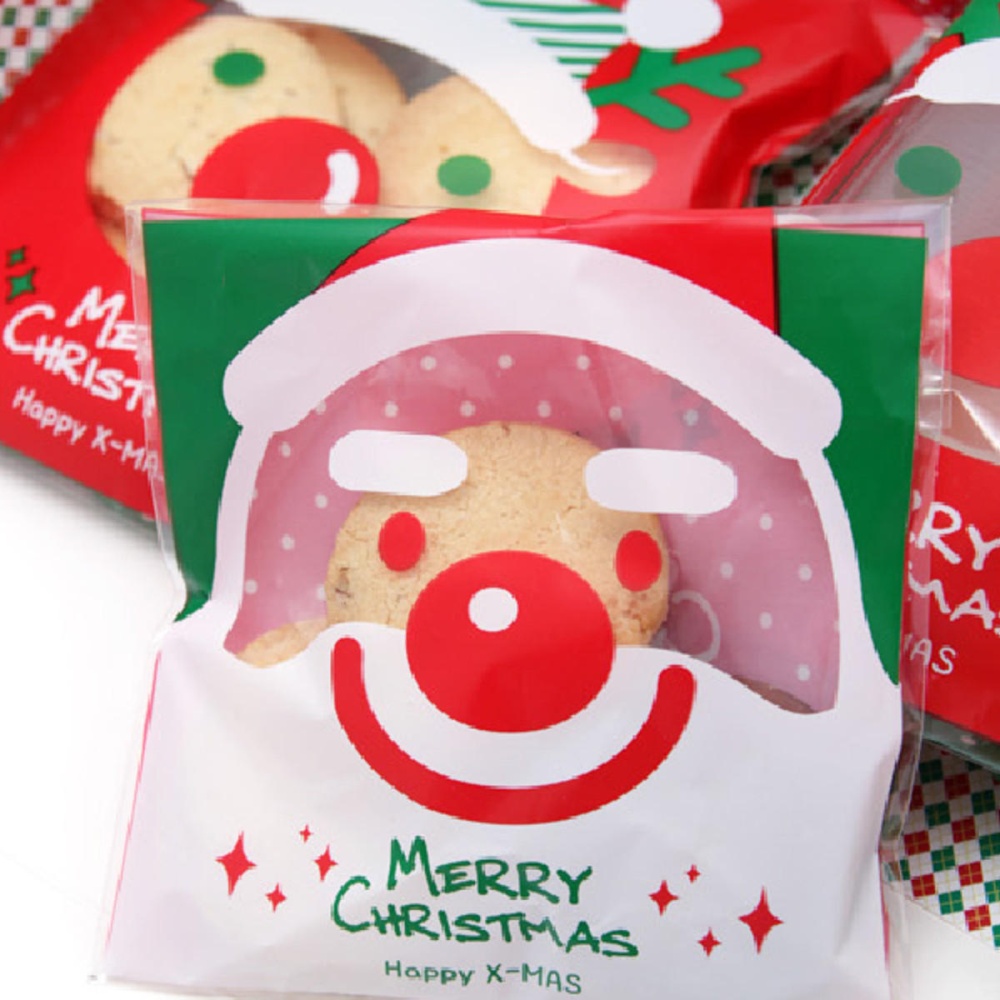 100pcs  Biscuit Candy Gift Cookie Sweet Present Bag - 3 - Image 2