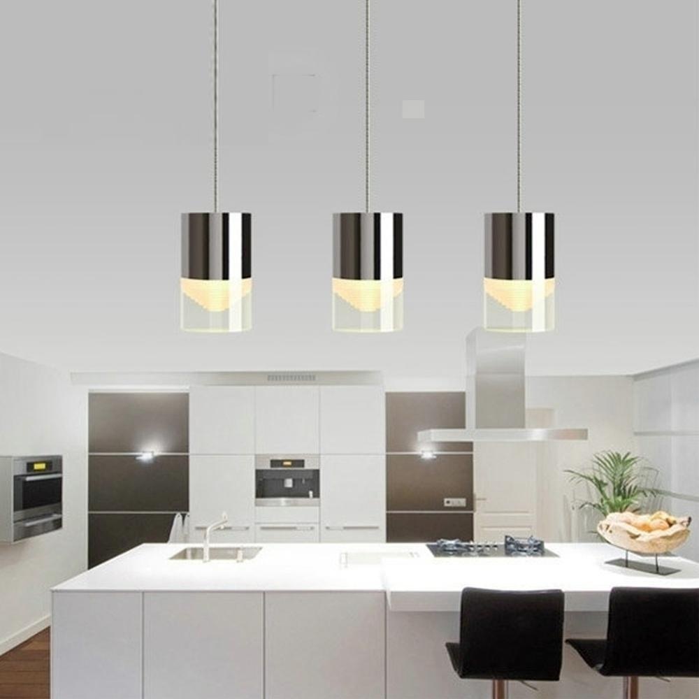 Modern Acrylic LED Chandelier Pendant Lamp Ceiling Light for Bar Living Room Decor AC85V-265V - White Light - Image 2