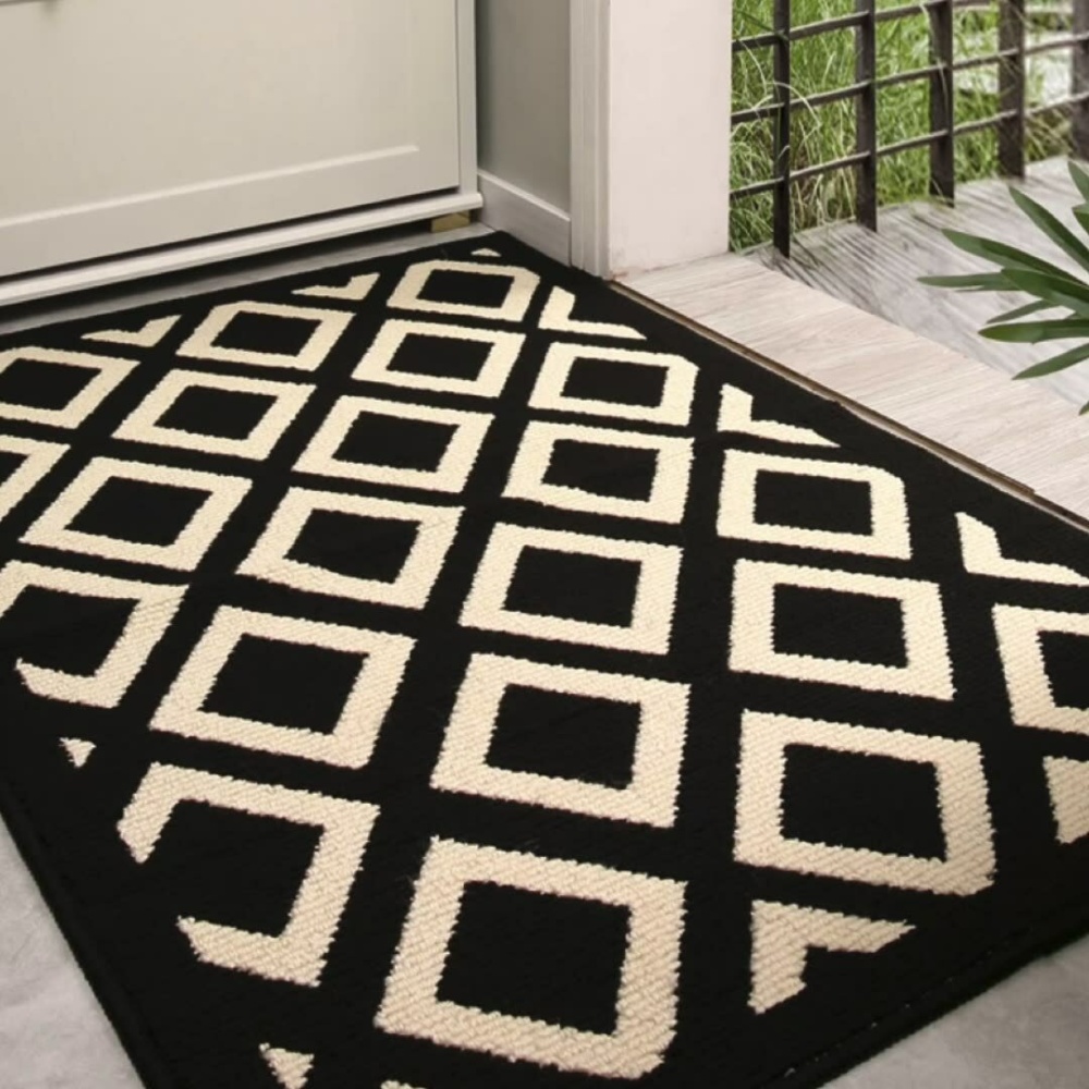 Nordic Anti-slip Home Mats Dirt-Resistant Entrance Door Mats Dust Removal Wear-Resistant Porch Carpets - #01 50*80cm - Image 2