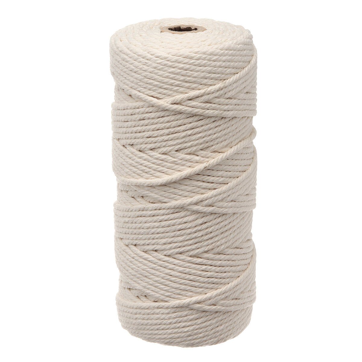 DIY Craft Cord Yarn Natural Cotton Wooden Bead Kit Tapestry Macrame Wall Hanging - #1 - Image 2