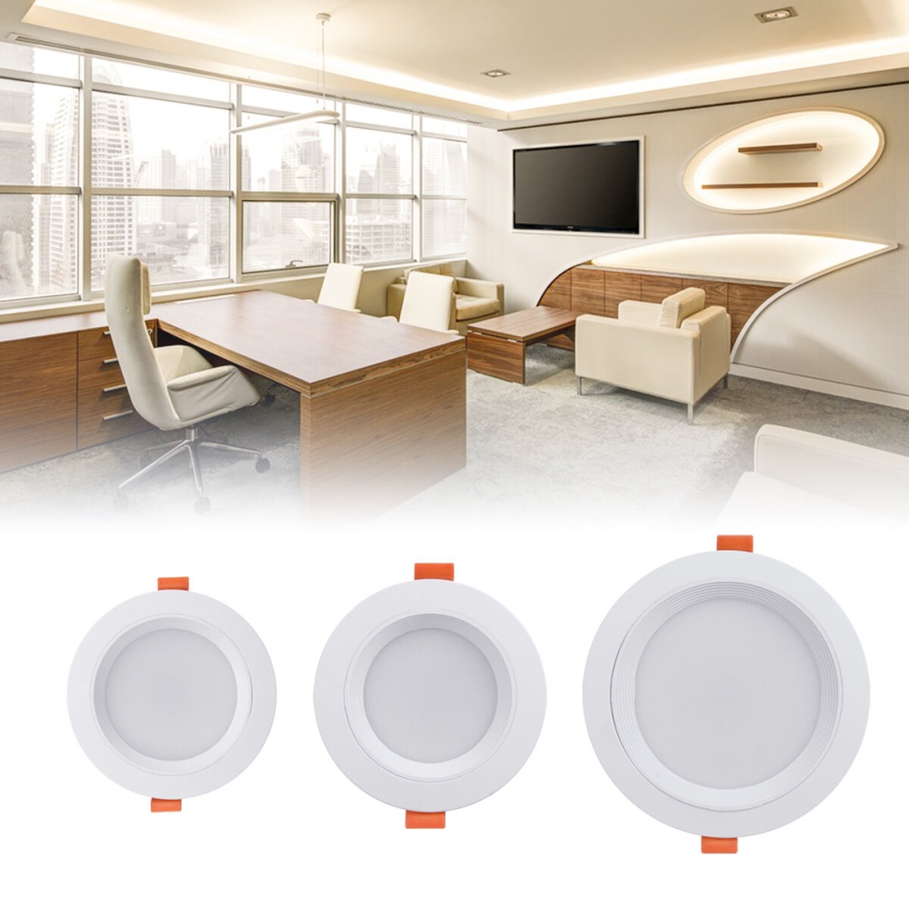 AC 85V-265V 350lm 9W 4" 150° 12 LED Ceiling Light Downlight Infrared Sensor Lamp - 5W Cool white light - Image 2