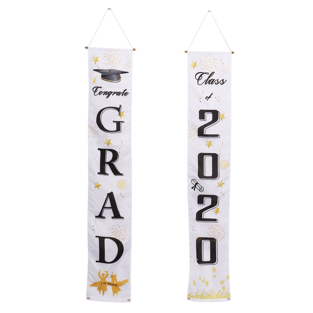 Wall-Mounted Graduation Banner Door Curtain Dormitory Removable Sticker for Graduatiing Ceremony - 1 - Image 2