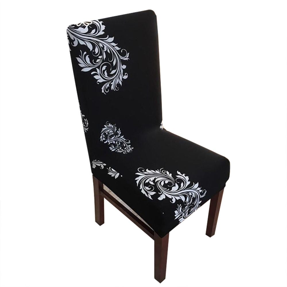 Dining Chair Cover Elastic Removable Chair Seat Protector Stretch Slipcover For Dining Room Wedding Banquet Party Hotel Kitchen Home Office Decor - # - Image 2