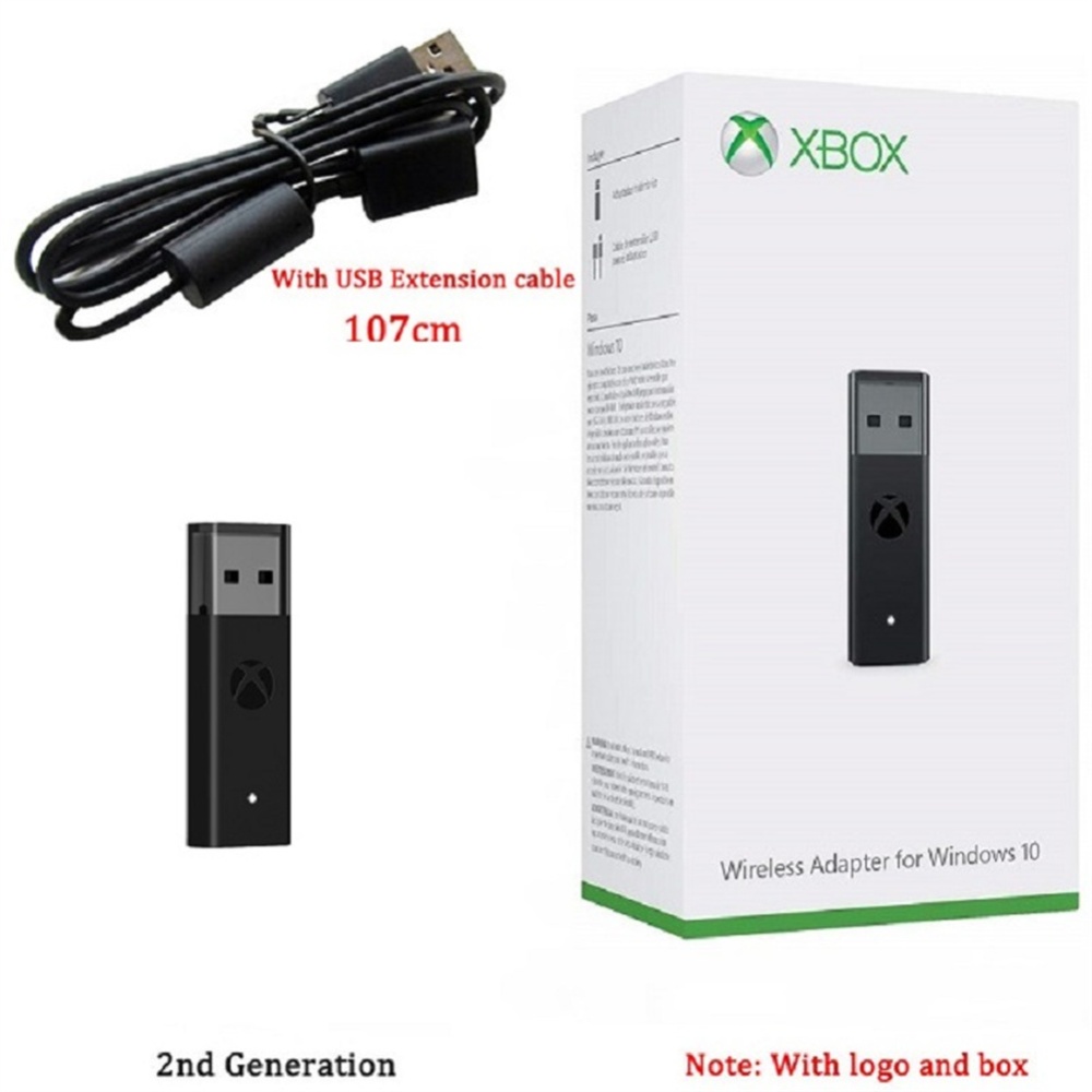Usb Adapter Wireless Receiver Compatible For Xbox One S/x Controller Accessories Win10 Pc 2nd Gen (colorful Box With Otg Cable) gen receiver