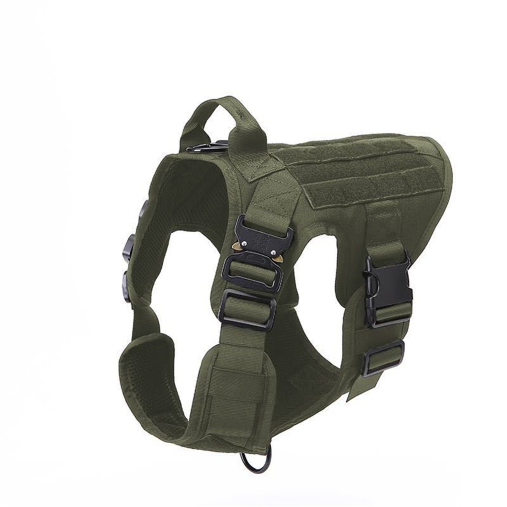 1000d Nylon Dog Vest Outdoor Pet With Buckle Quick Release For black_M - Image 2