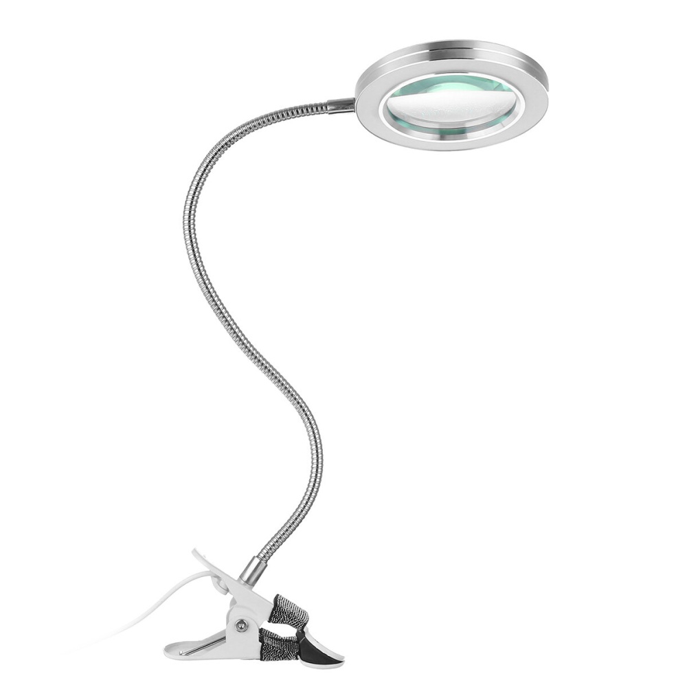 Magnifying LED Lamp USB Charging Table Light Clip-on Lamp Beauty Tattoo Reading - Infinite Dimming Lamp - Image 2