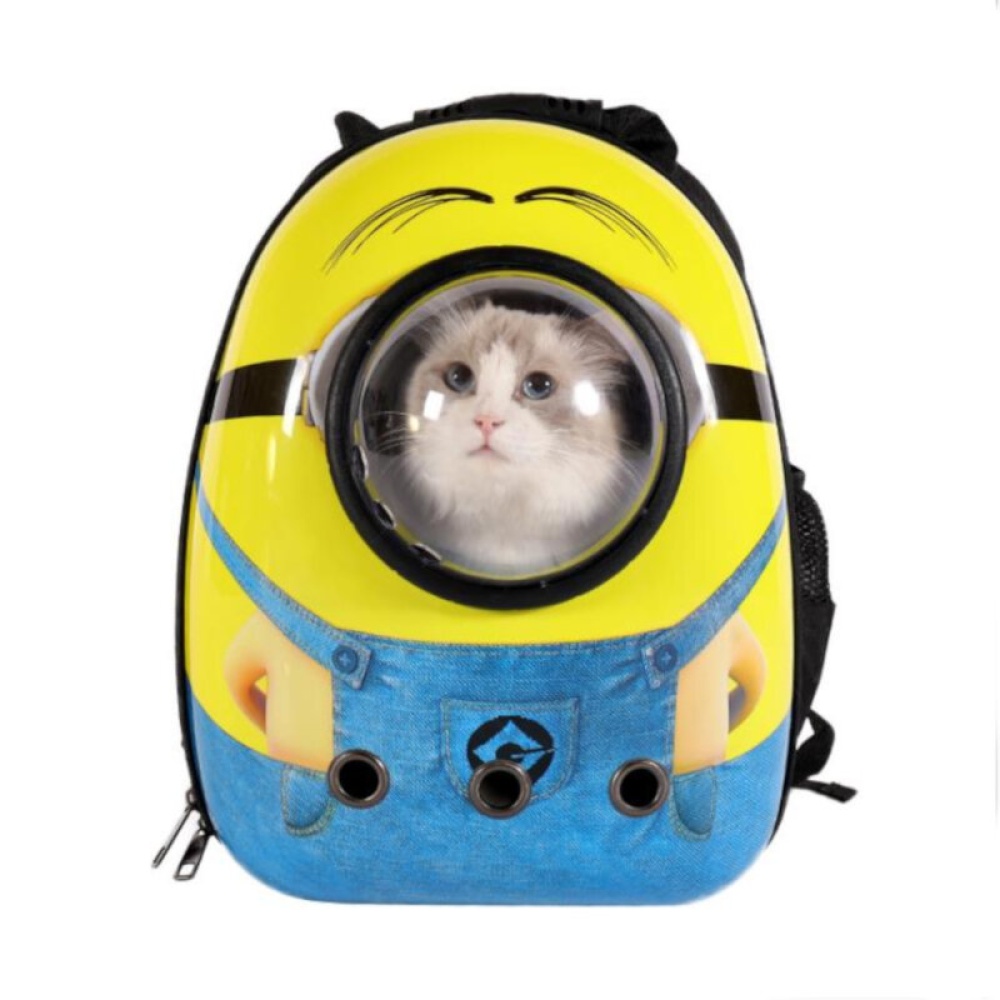 Cat Carrier Bag PC Material Waterproof Breathable Backpack Travel Bag Space Capsule for Pet - Image 2