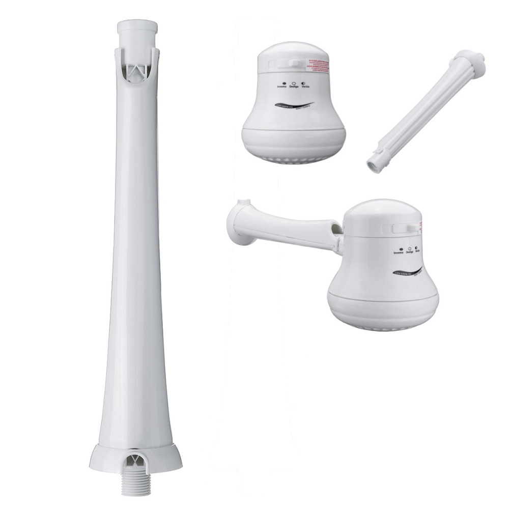 High Power Electric Shower Head 110V/220V Instant Water Heater 5.7ft Hose Bracket