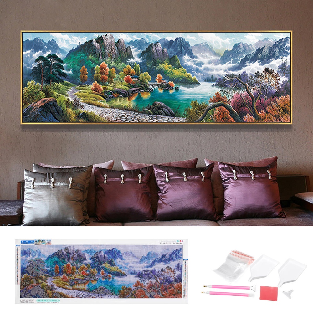 Full Drill DIY 5D Diamond Scenery Embroidery Art Painting Kits Home Decorations - S - Image 2