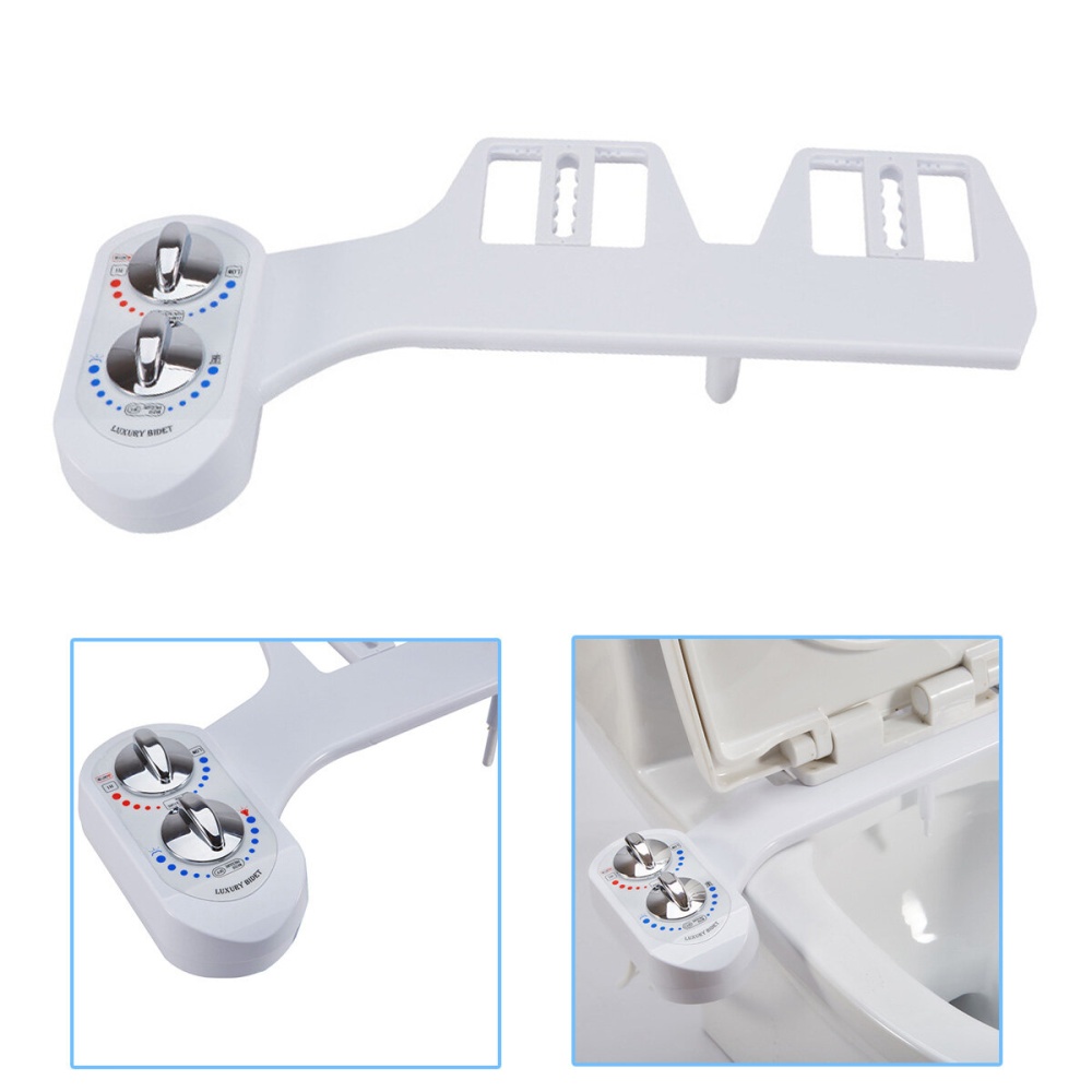 15/16" 3/8" 1/2" Toilet Bidet Seat Attachment Bathroom Hot/Cold Water Spray Non-Electric Sprayer - 15/16 - Image 2