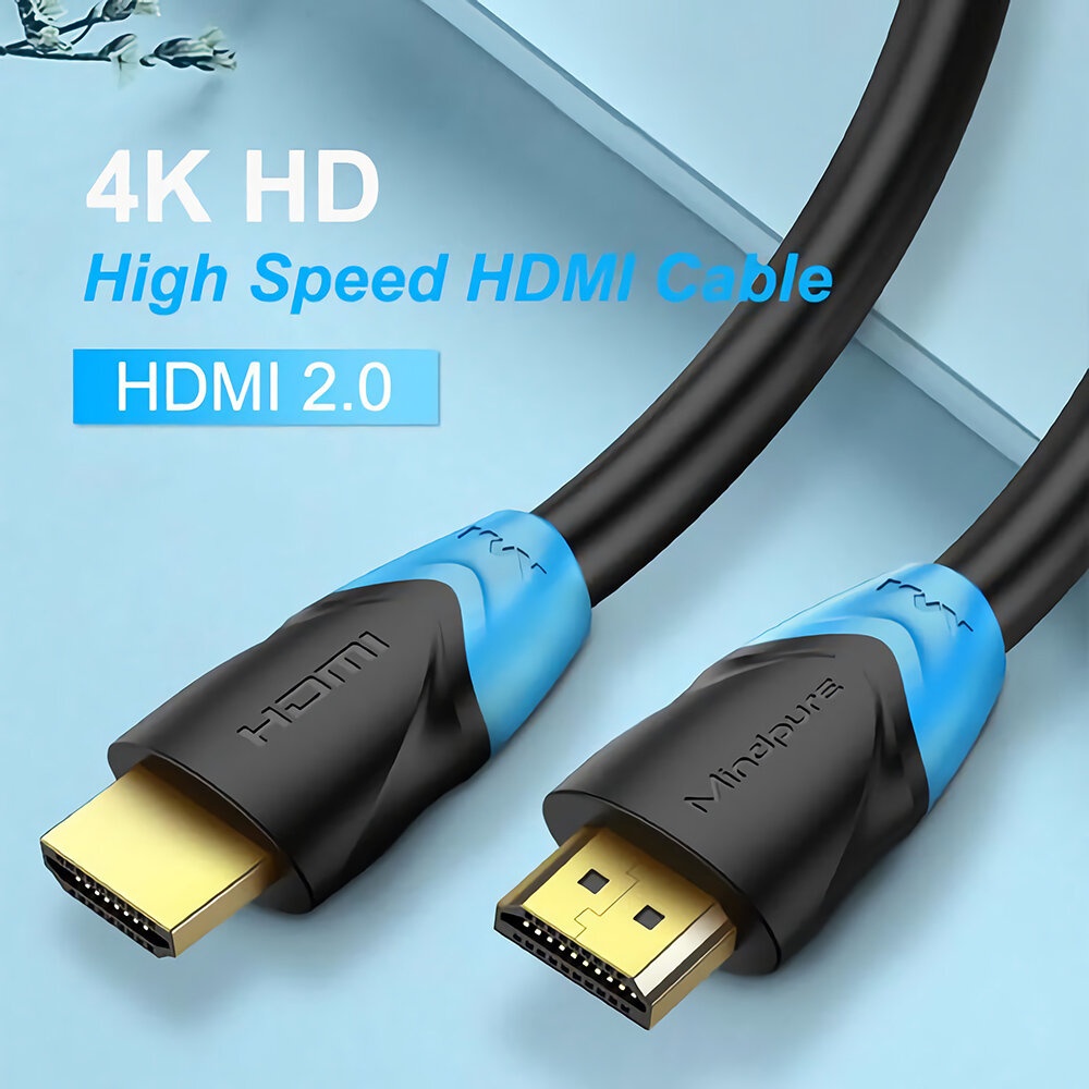 Mindpure HD001 HD Cable 4K 3840*2160 Video Cord 0.5/1/1.5/2/3M Long For TV Computer - 0.5M - Image 2