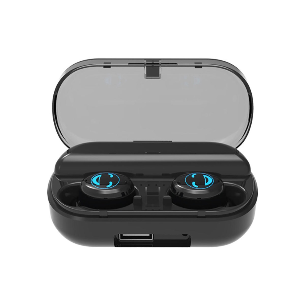 Mini Dual bluetooth Wireless Stereo Multifunctional Earbuds Earphone Waterproof Binaura Call Headset with Mic Power Bank - .A - Image 2