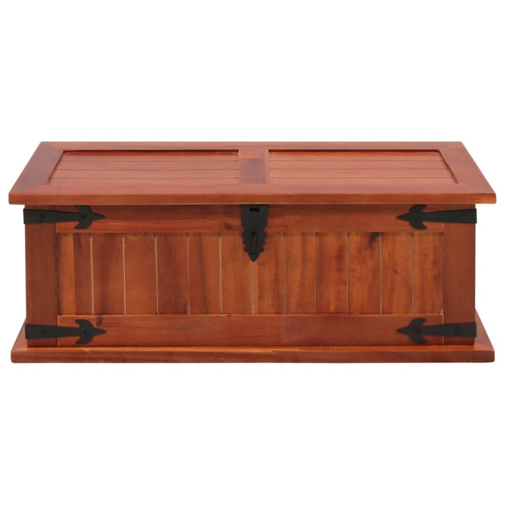 Storage Chest Treasure chest Solid Acacia Wood 60x25x22 cm - Image 2