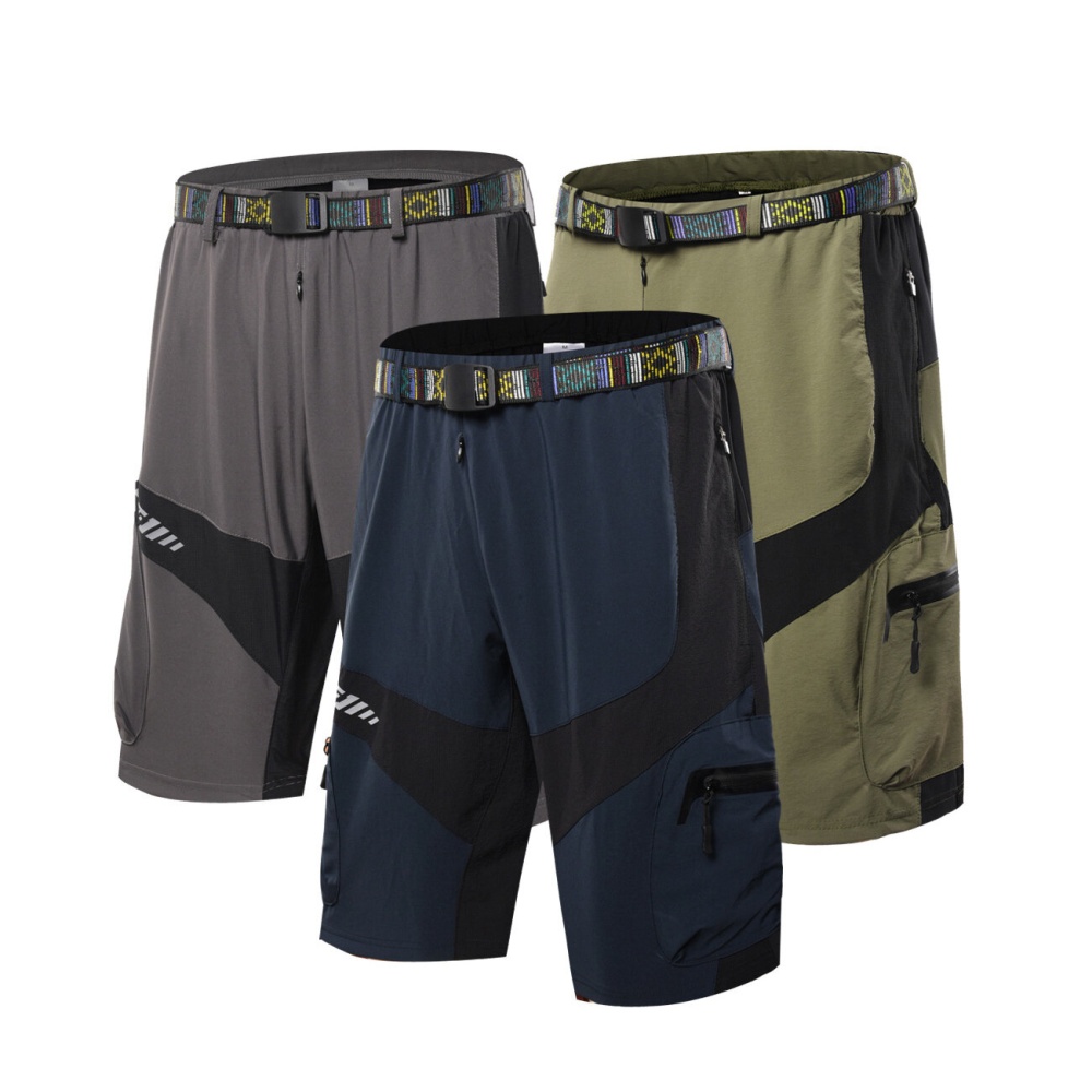 OUTTO Men's Outdoor Sport Pants Summer Breathable Fast Dry Pants Cycling Casual Sports Shorts Loose Fit Sweat Pants - XL Black