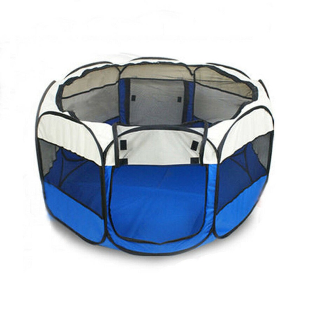 Pet Soft Playpen Foldable 8 Panel Tent Cage Portable Puppy Crate - 2 - Image 2