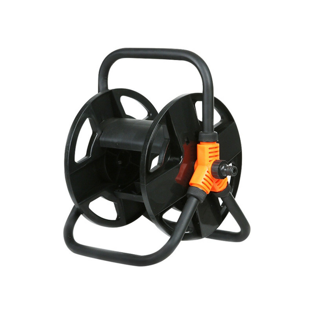 Portable Garden Hose Reel Storage Cart Stainless Steel Water Pipe Watering Trolley Reel Holder - Image 2