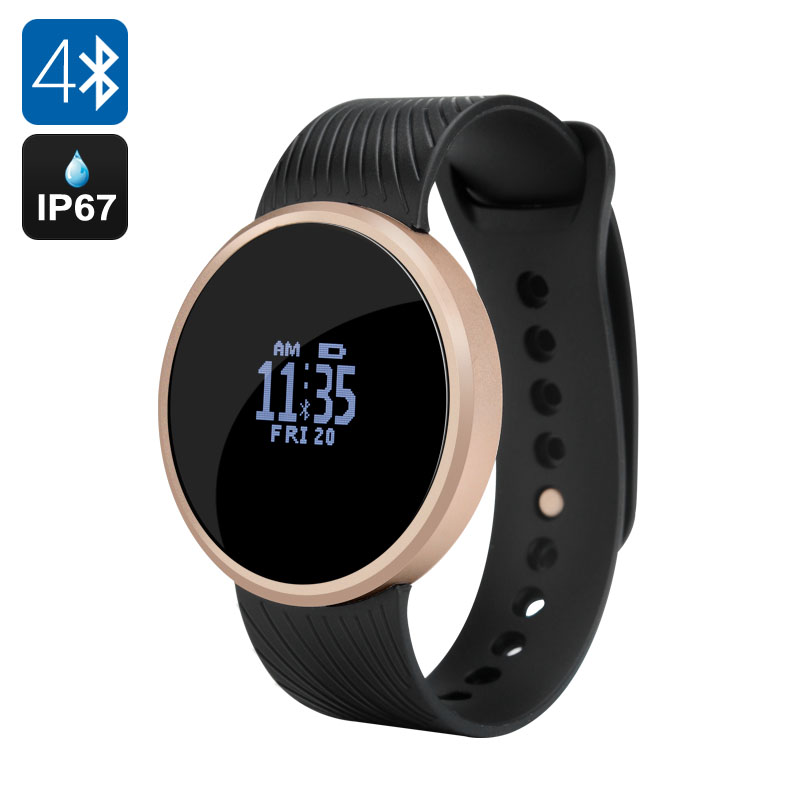 Montre de sport intelligent Bluetooth (noir)