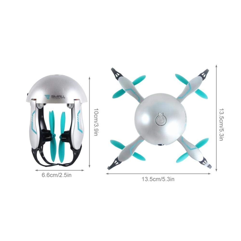 S1 Children's Mini Remote Drone Folding Aircraft 30 thousands Wide-Angle WiFi Fixed-Height Control Blue - Image 2