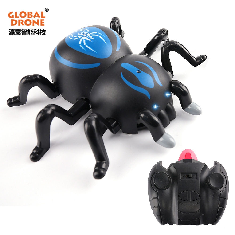 2.4g Remote Control Simulation Spider Car Electric Wall Climbing Stunt Model Toys for Children Gifts Blue - Image 2