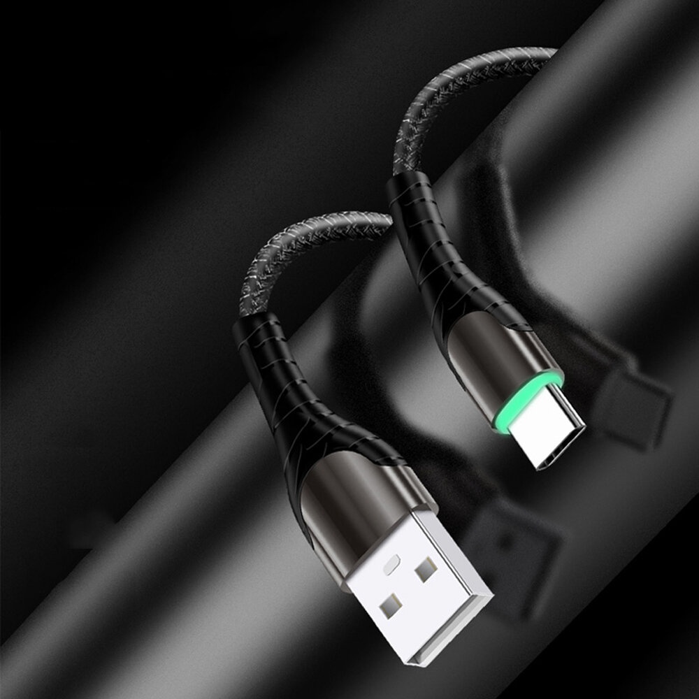 3A USB Type C Micro USB Data Cable Fast Charging Line For Mi10 Note 9S Huawei P30 P40 Pro Oneplus 8Pro - Black - Image 2