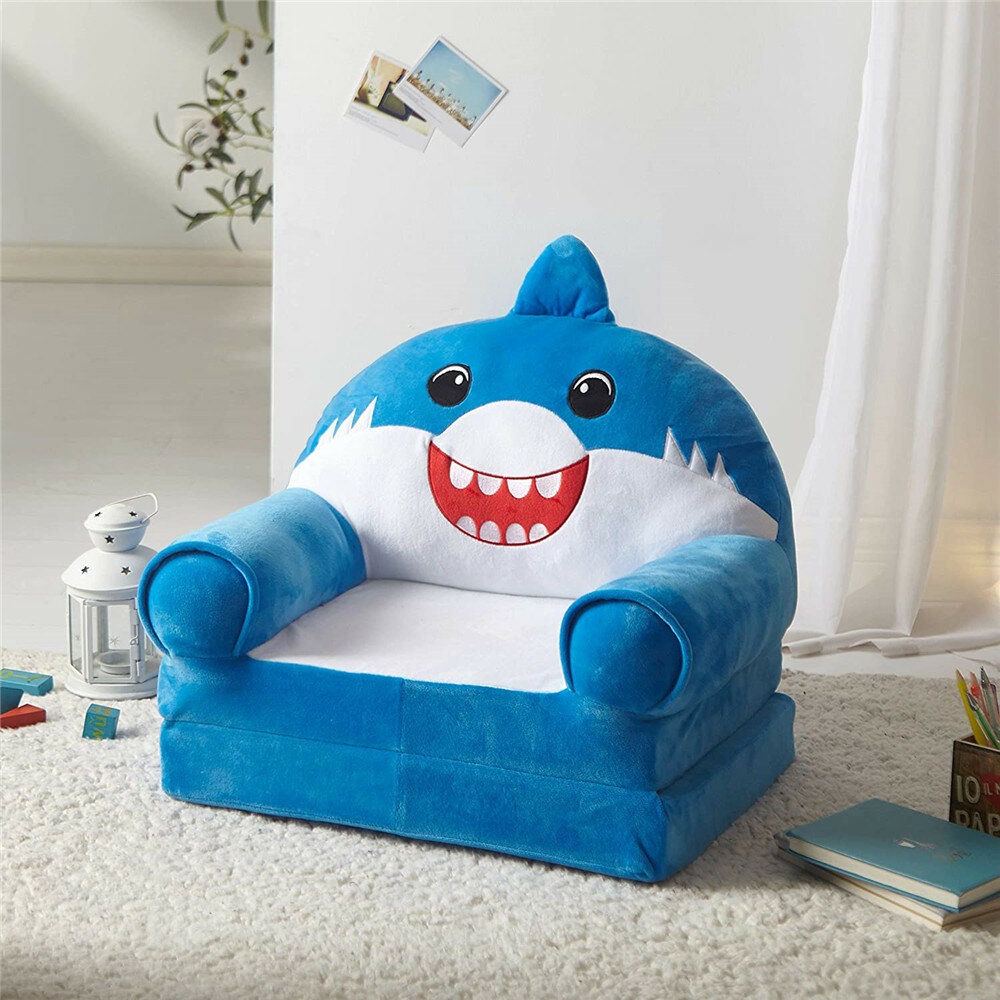 2 in 1 Flip Open Couch Seat Cartoon Foldable Kid Sofa for Infant Toddler - #2 - Image 2