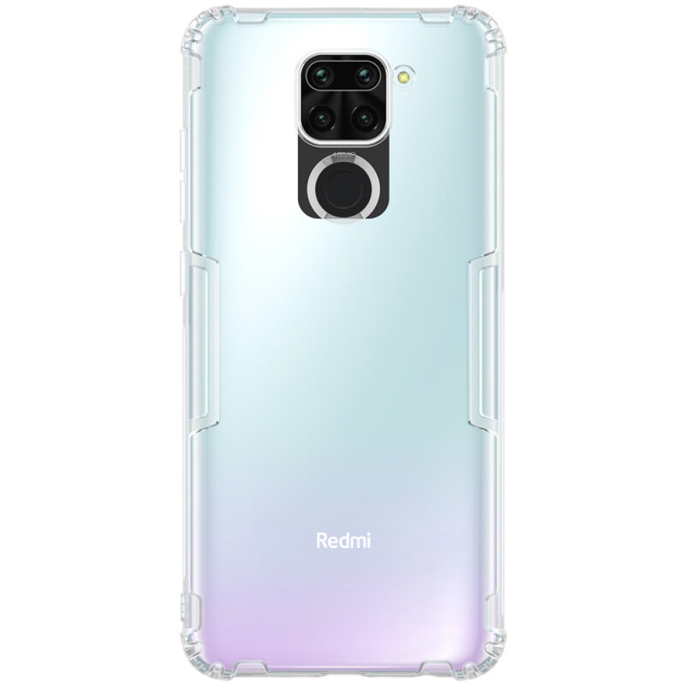 NILLKIN Translucent Shockproof Non-slip Soft TPU Protective Case for Xiaomi Redmi Note 9 / Redmi 10X Non-original - Grey - Image 2