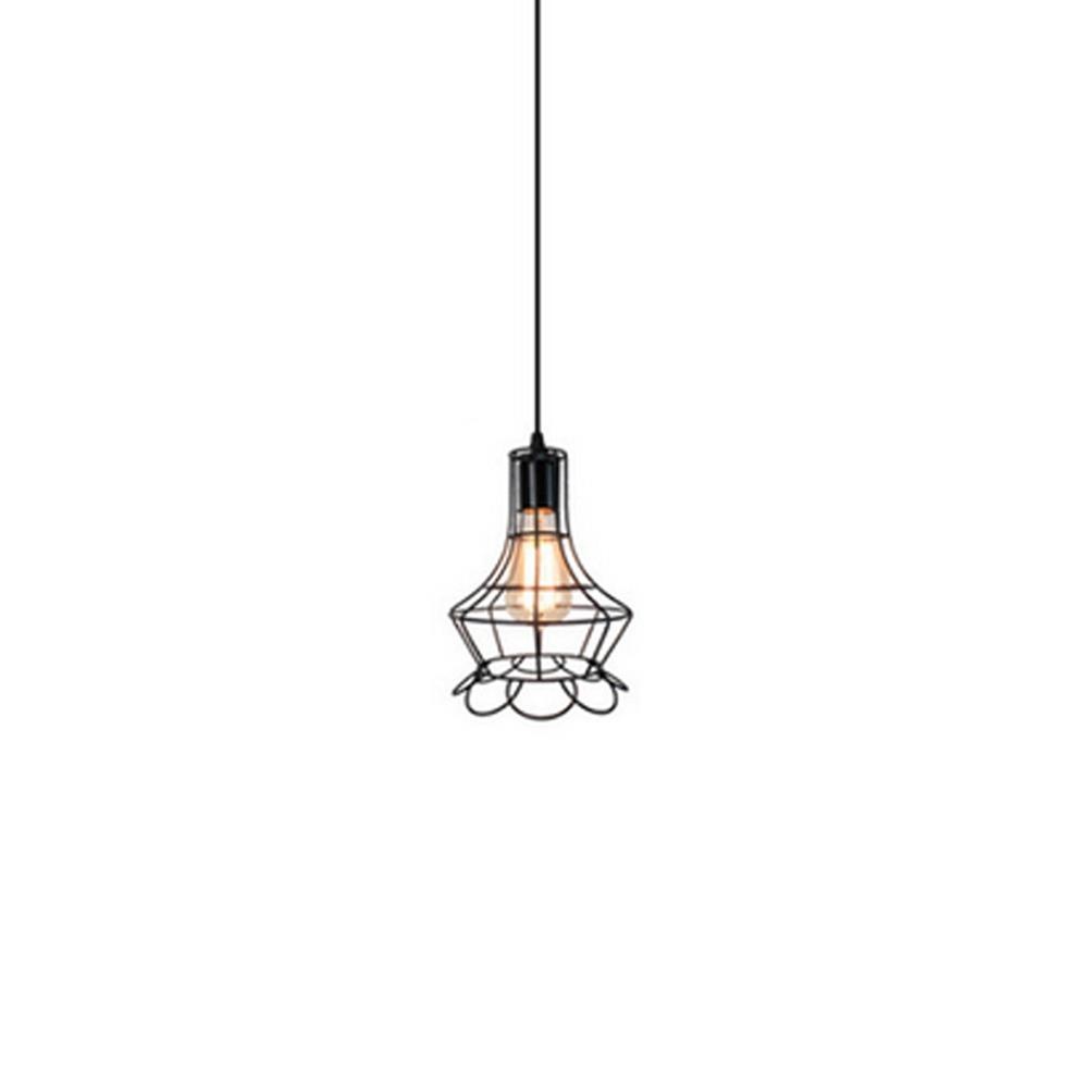 Nordic Style Retro E27 Metal Pendant Cage Light for Bar Coffee Shop Indoor Hanging Lamp Decor - Image 2