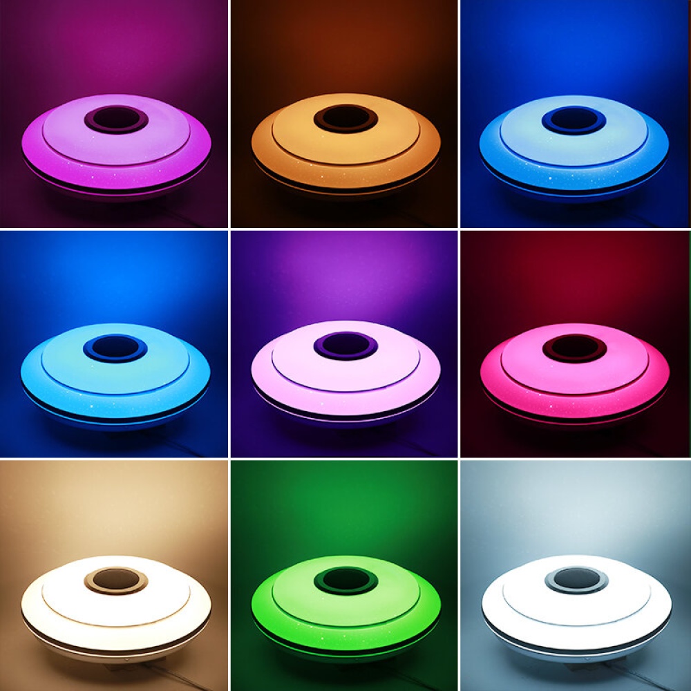 29CM LED RGB Music Ceiling Lamp bluetooth APP+Remote Control Children's Room Bedroom - Wifi(110-265V) - Image 2