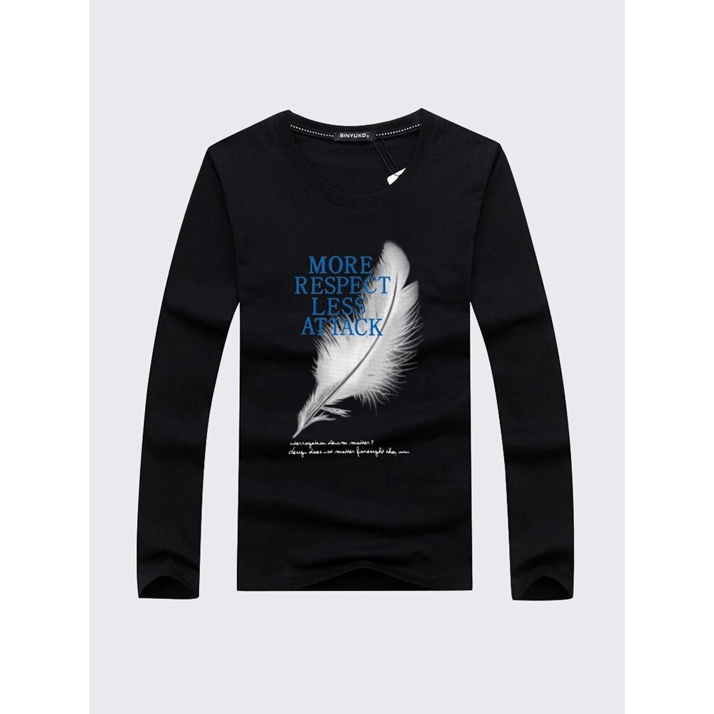 Men Casual O-Neck T-Shirts - XXL White