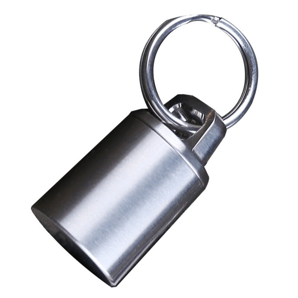 XANES® Multifunctional Mini Medicines Storage Can EDC Sealed Capsule Titanium Waterproof Shell Container Outdoor Camping Lifesaving Tools