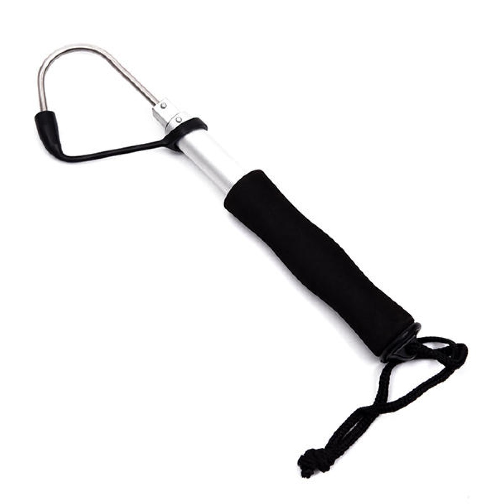 Stainless Sea Fishing Telescopic Retractable Fish Gaff Tackle Spear Hook Fishing Gripper Tool