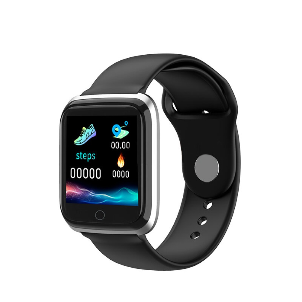 SENSFIT ME1049 IP67 Wristband Heart Rate Monitor Music Control Weather Display Smart Watch - Black - Image 2