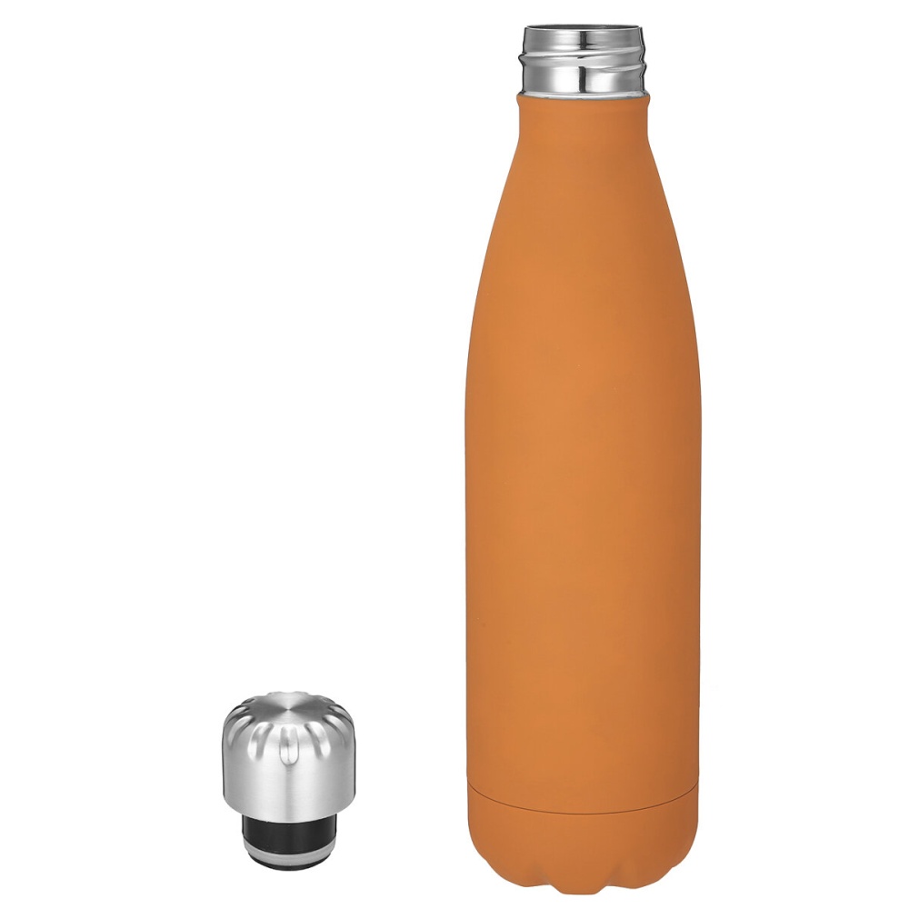 500ml Double-walled Stainless Steel Drinking Bottle Thermo Sports Bottle Drinking Water Bottle Travel Mug - Pink - Image 2