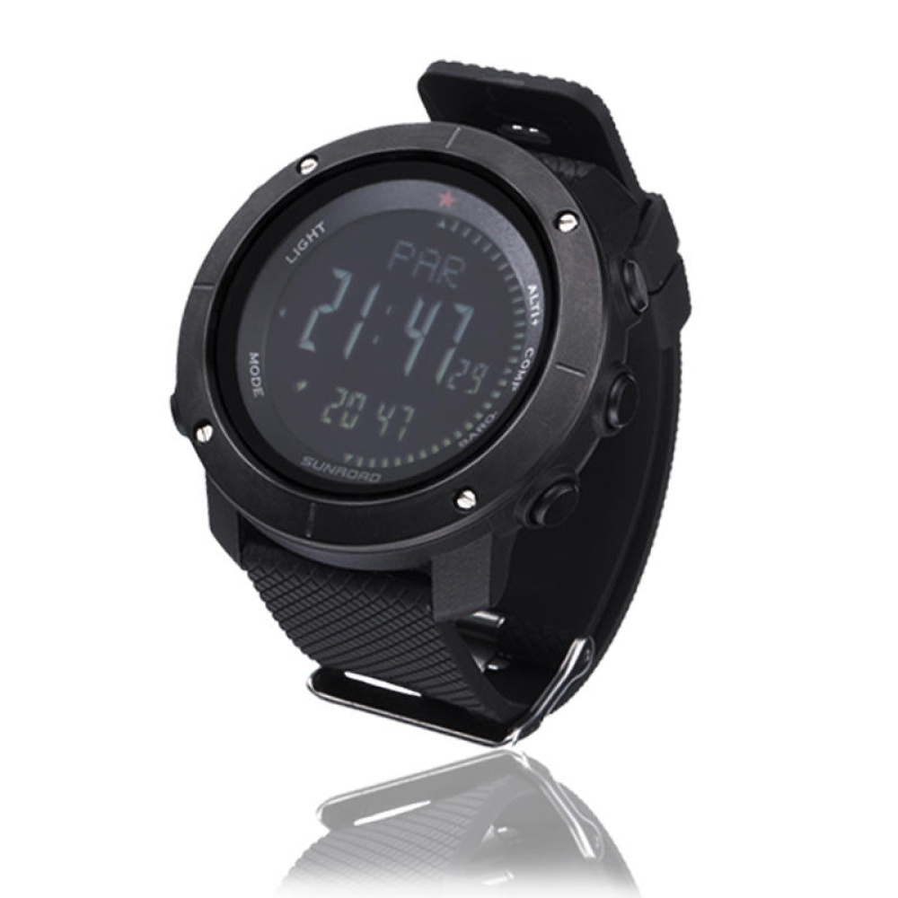 SUNROAD CARBINE 5ATM Waterproof Smart Bracelet Pedometer Altimeter Barometer Outdoor Digital Sports Smart Watch - Image 2