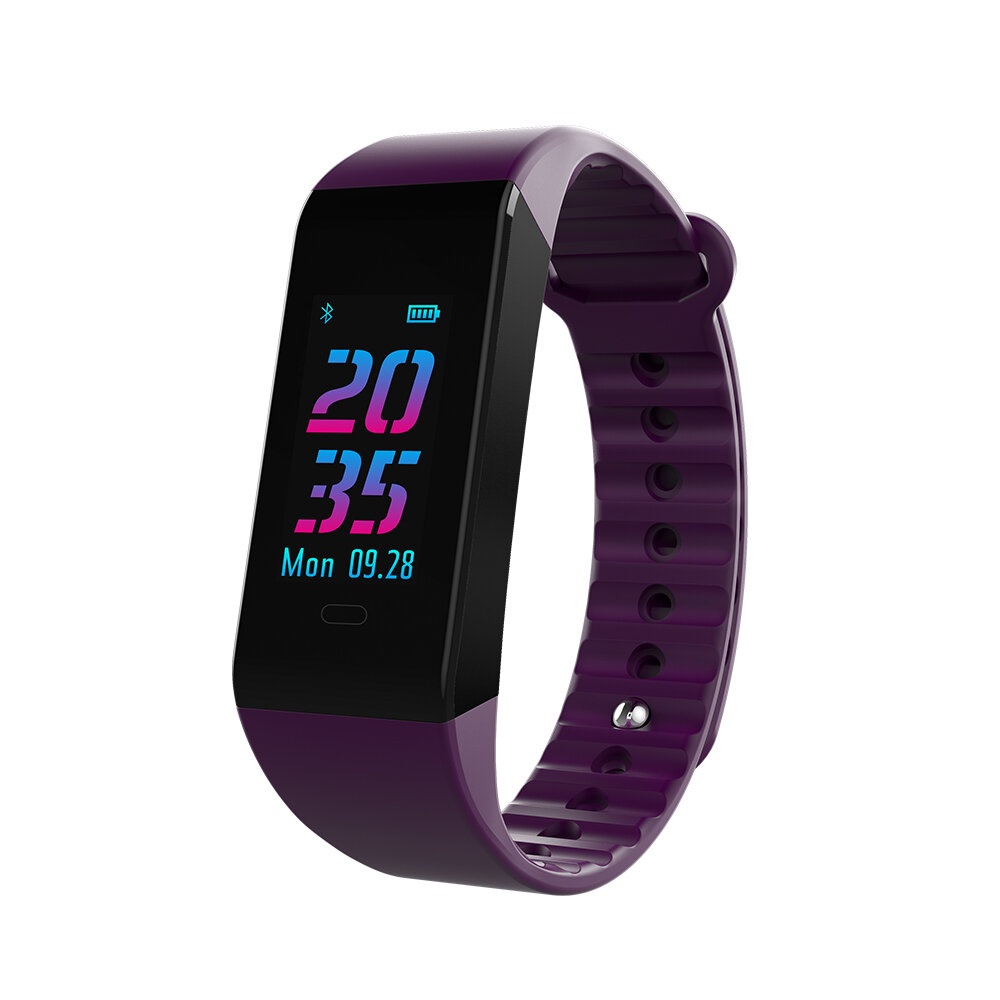 KALOAD W6S Dynamic Heart Rate Blood Pressure Monitor Waterproof Remote Music Control Smart Sports Bracelet - Purple - Image 2