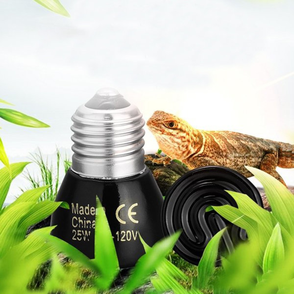 25W/50W/75W/100W Pet Reptile Far Infrared Ceramic Emitter heat lamp Bulb For Reptile Pet Brooder - 220V 75W - Image 2