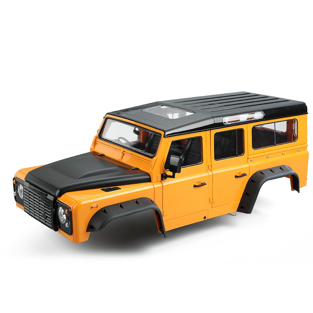 313mm 12.3in Wheelbase D110 Defender Body Shell for 1/10 RC Crawler Car Traxxas TRX4 Axial SCX10 90046 Orange