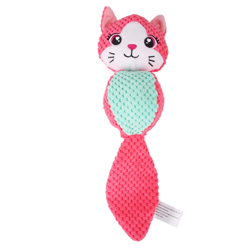 Cartoon Plush Doll Toys Squeaking Teeth Cleaning Small Mudium Dog Puppy Chew Toy Cat - Image 3