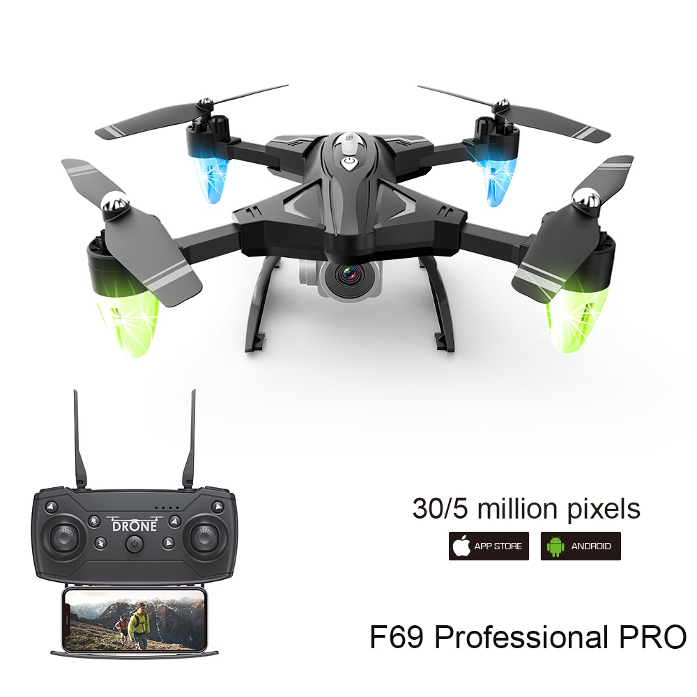 F69 WIFI FPV Camera High Hold Mode Foldable Flight Time 18 Minutes RC Drone Without camera - Image 2