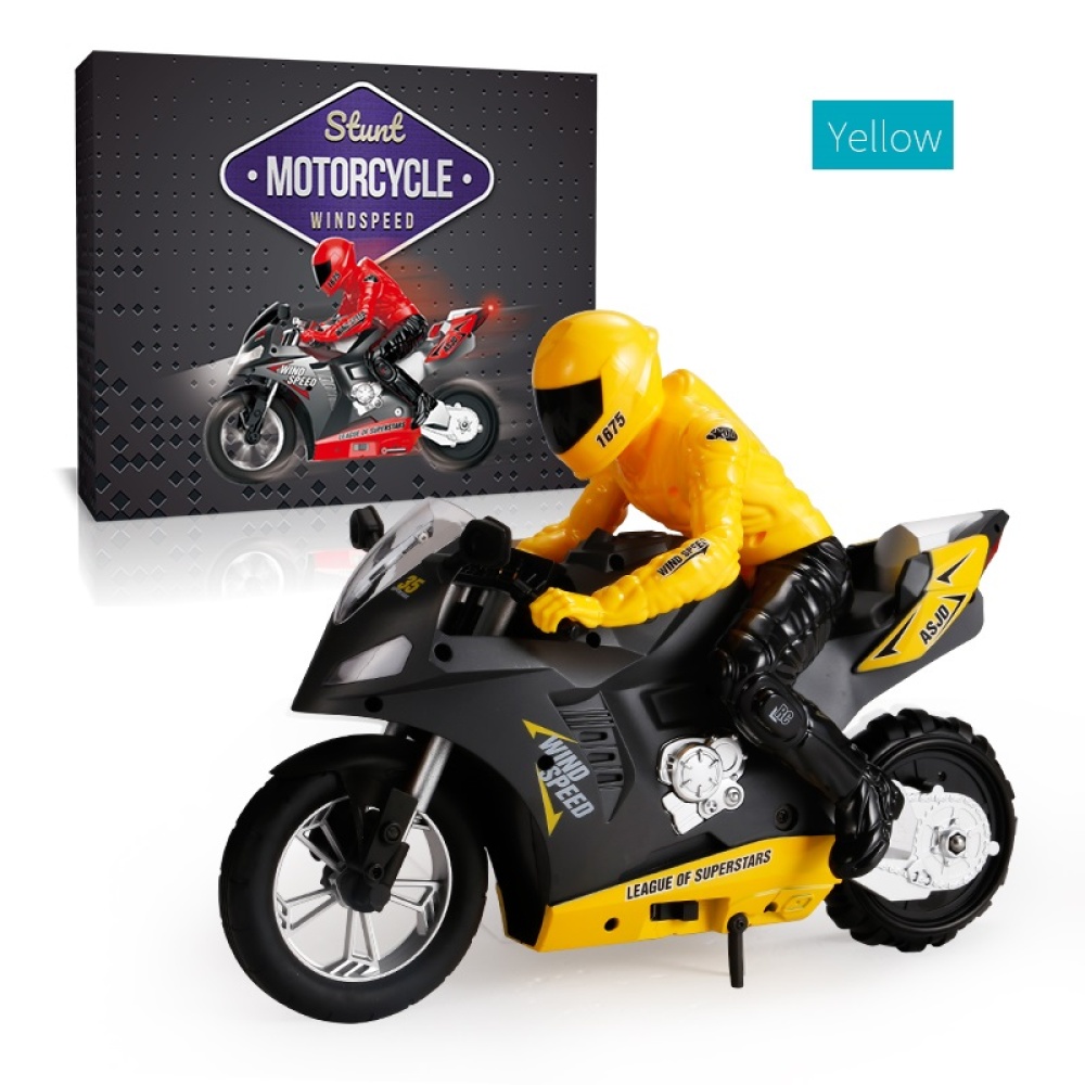 DG-801 1/6 Self-Balancing RC Motorcycle 6 axis of gyroscope Stunt Racing Plastic Mini Toy red - Image 2