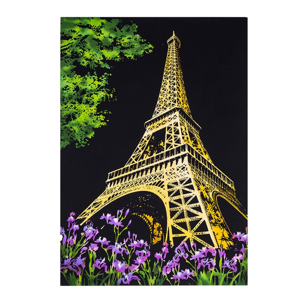 Creative DIY Scratch Bright City Night View Scraping Painting World Sightseeing Pictures as GiftsWIYQ - Image 2