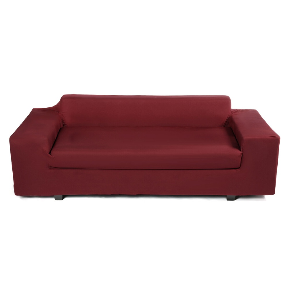 1/2/3/4 Seaters Elastic Sofa Cover Universal Chair Seat Protector Couch Case Stretch Slipcover Home Office Furniture Decorations Red - 1 Seater - Image 2