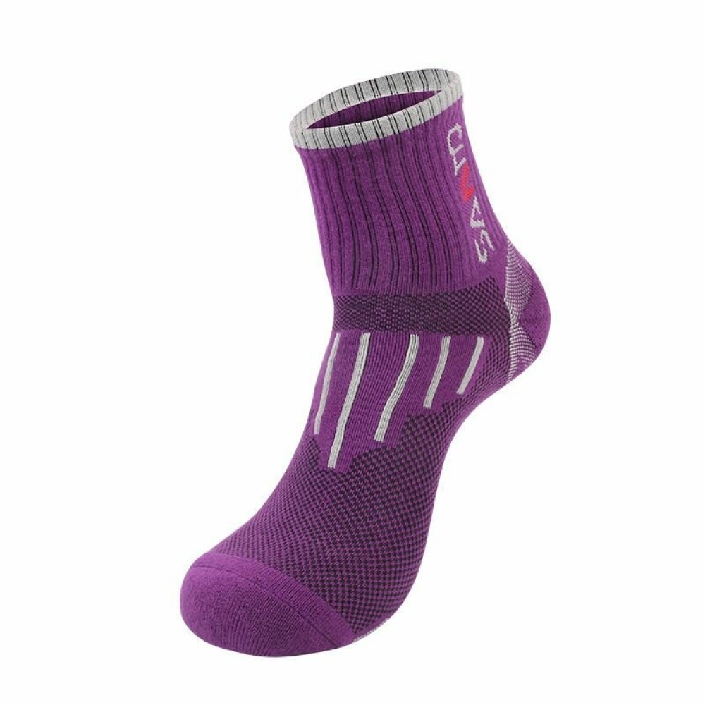 SANTO S005 1 Pair Women Cotton Socks Spring Summer Quick-drying Deodorant Outdoor Sports Fitness Hiking Running Socks - Gray - Image 2