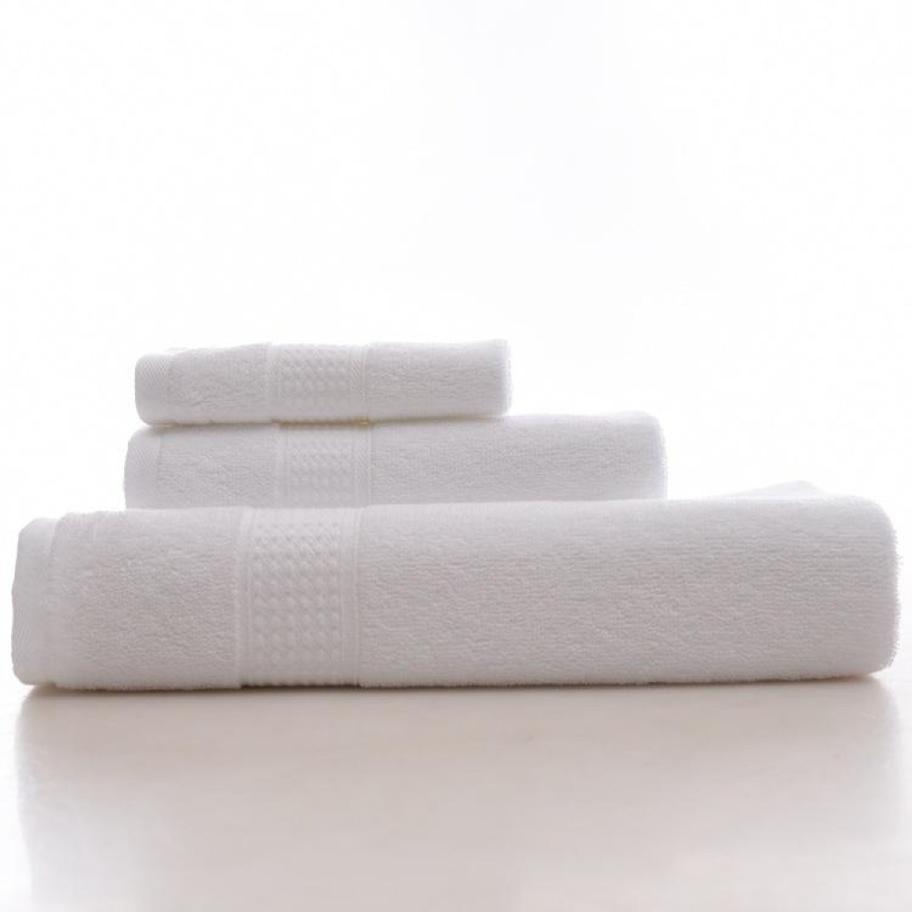 KC LN-01 Bath Pure Towels Long Stapled Cotton Beach Spa Thicken Super Absorbent Towel Sets - Brown - Image 2